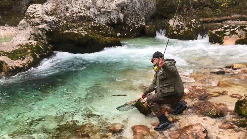 Marble Trout Slovenia Idrijca Fly Fishing Soca Soča pêche à la mouche la slovénie Fliegenfischen Slowenien